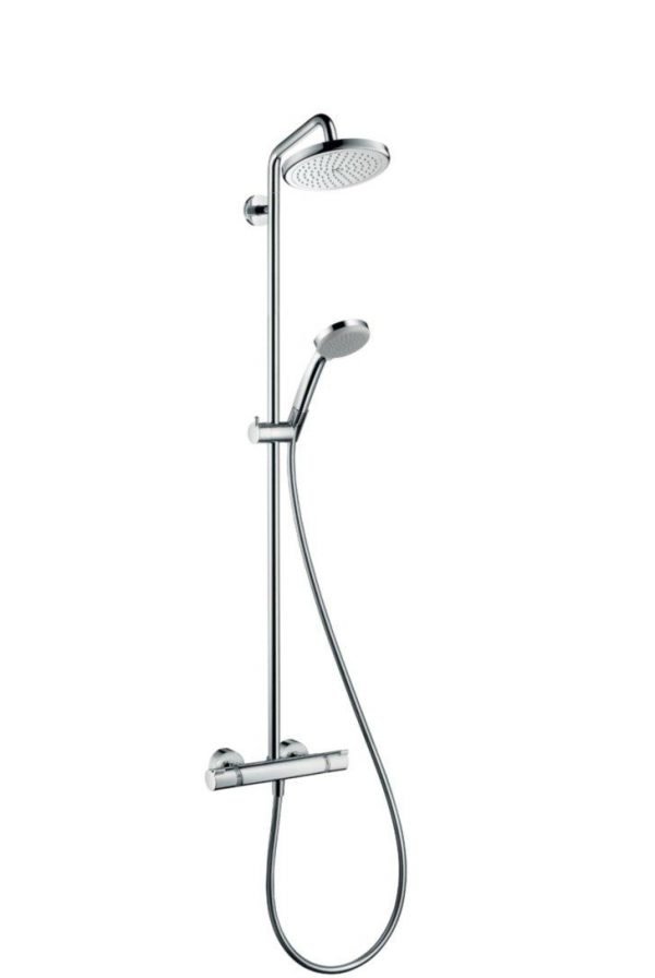 Hansgrohe 27185000 Croma 220 Air 1jet Showerpipe Suihkuhana