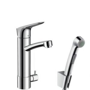 Hansgrohe 31515000 Logis Monitoimipesuallashana + Bidette-Käsisuihku