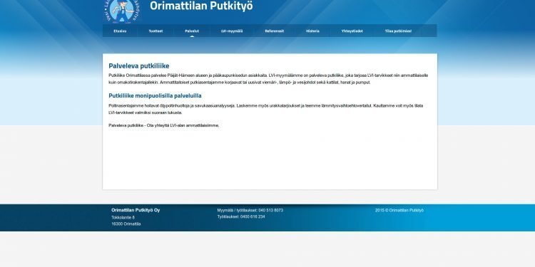 Orimattilan Putkityö Oy