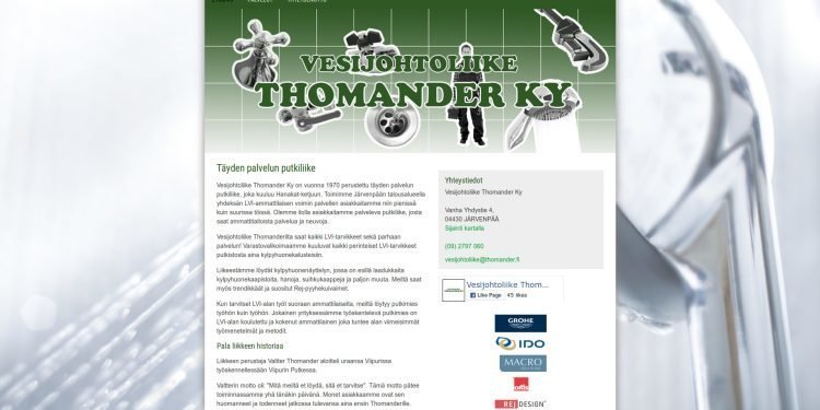 Vesijohtoliike Thomander Ky