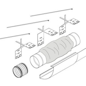 Äänenvaimennin Pax Ventilation system kit